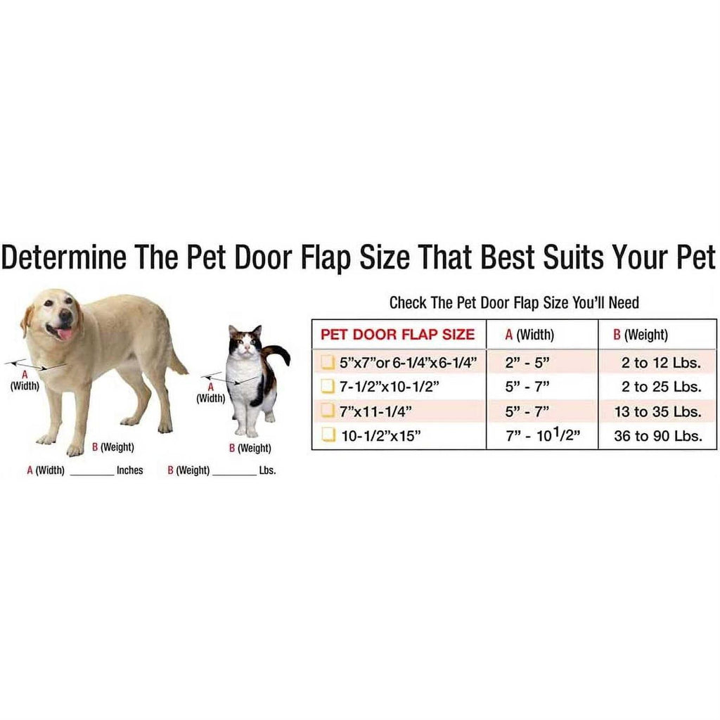 Aluminum Sash Pet Door R502617