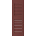 18 in. x 48 in. Louvered Shutters Pair L760540