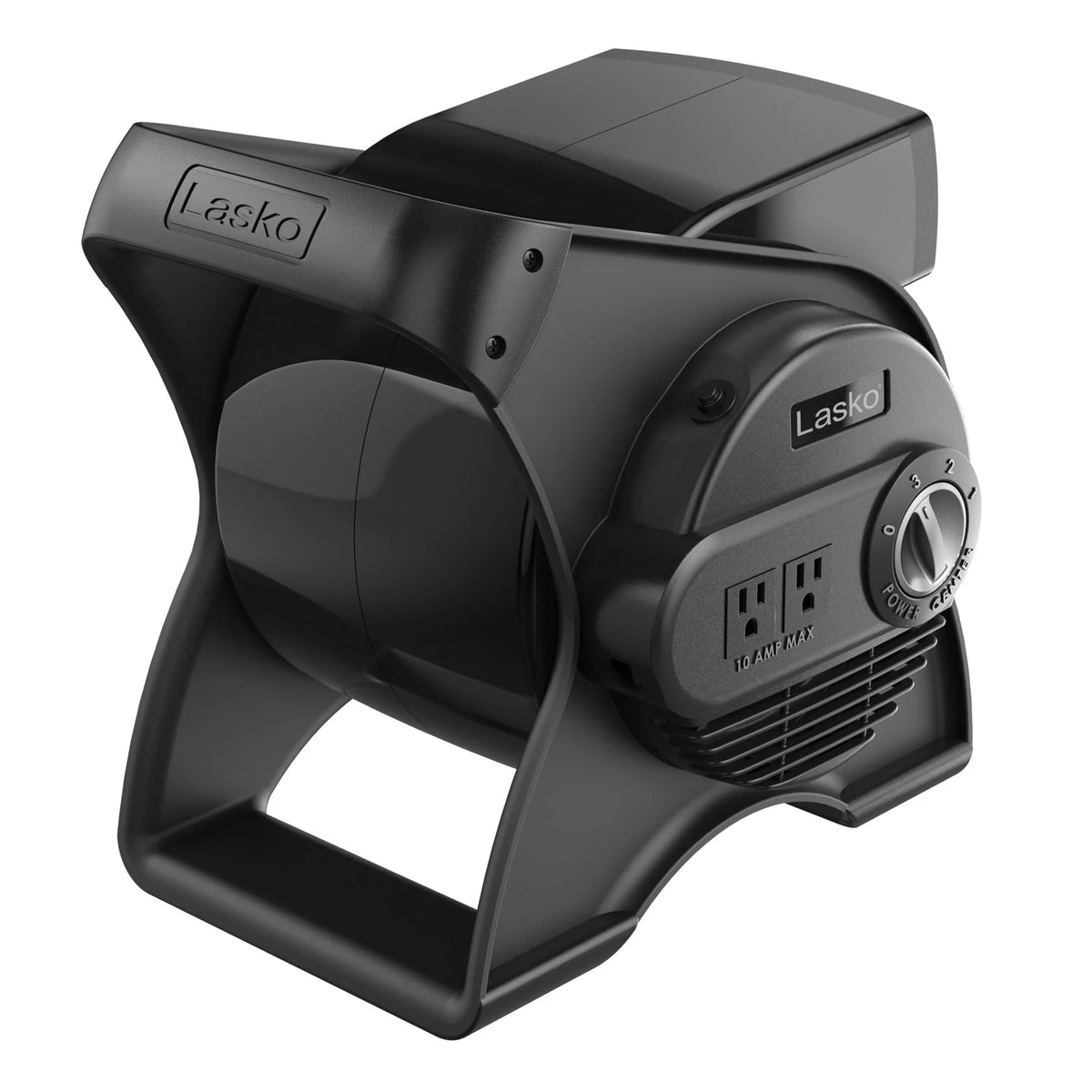 12 Pivoting High Velocity 3-Speed Blower Fan with Outlets, Black G275