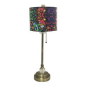 Buffet Lamp with Mosaic Stained Glass Shade, Set of 2 Z776362