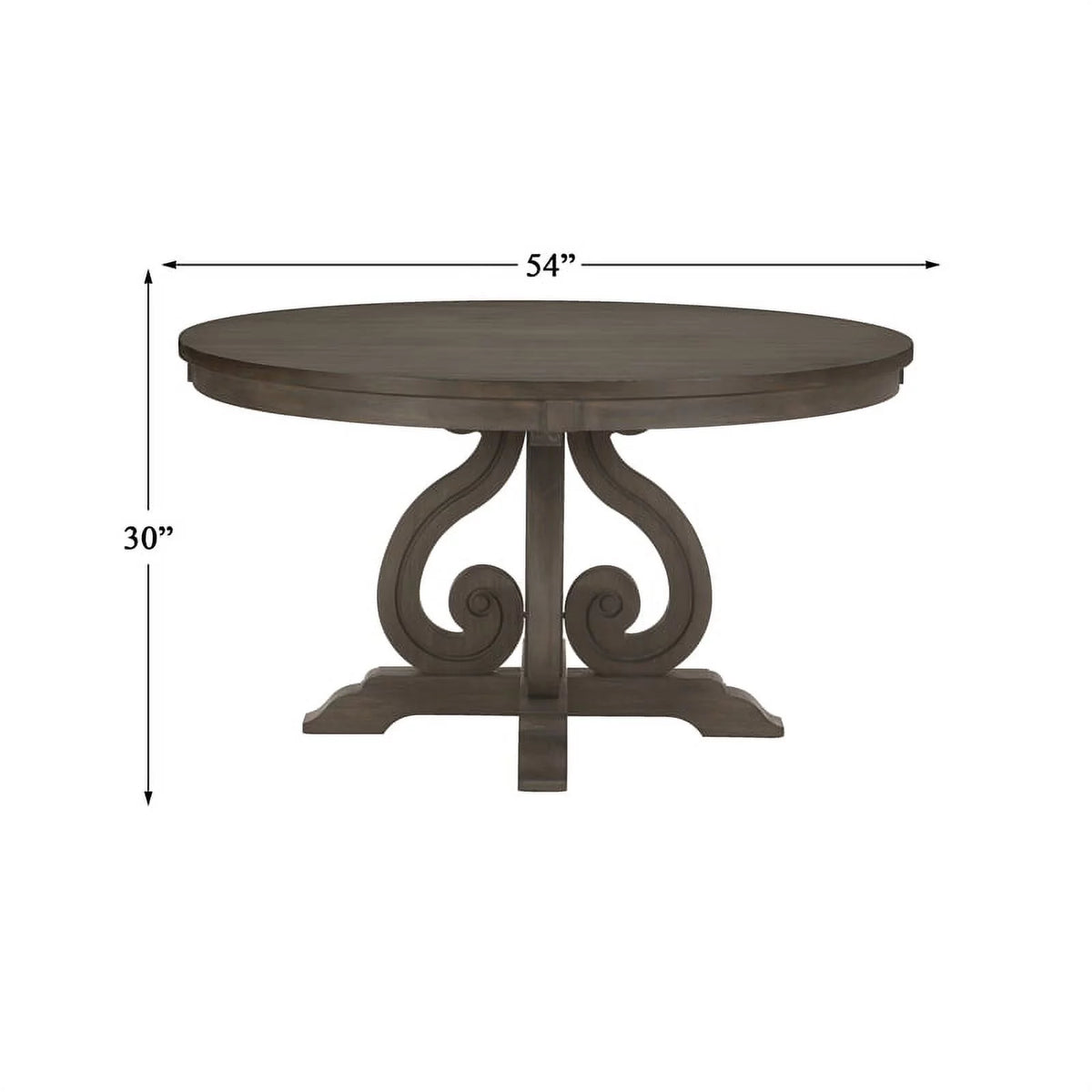 Wood Round Dining Table B70395