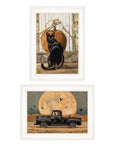 2-Piece Framed Print with White Frame H4801