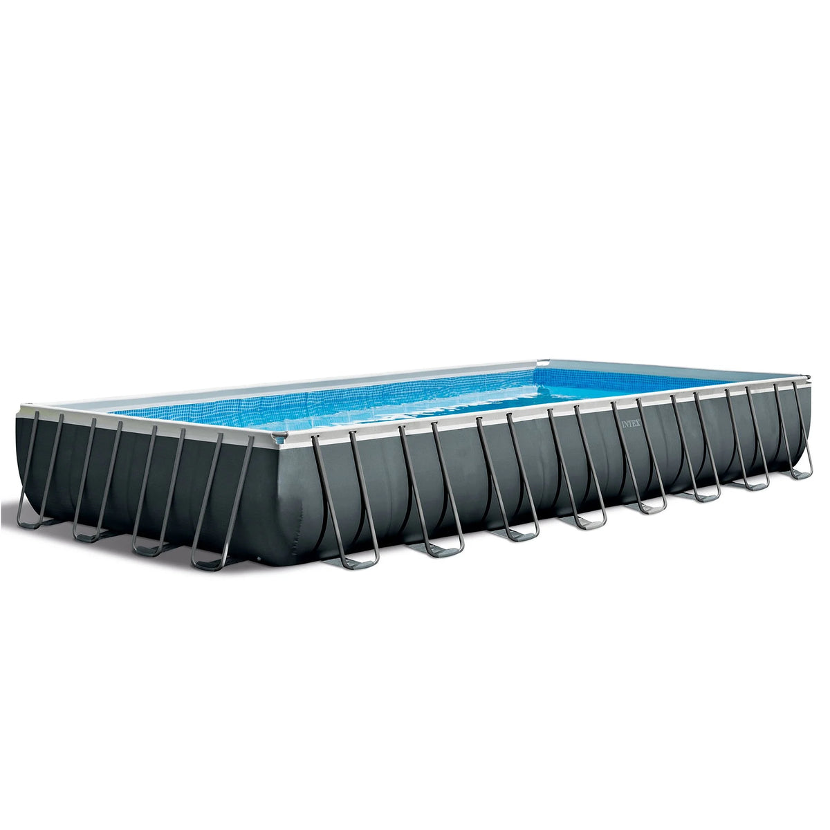 32' x 16' x 52 Rectangular Above Ground Pool Set with Filter Pump T7114
