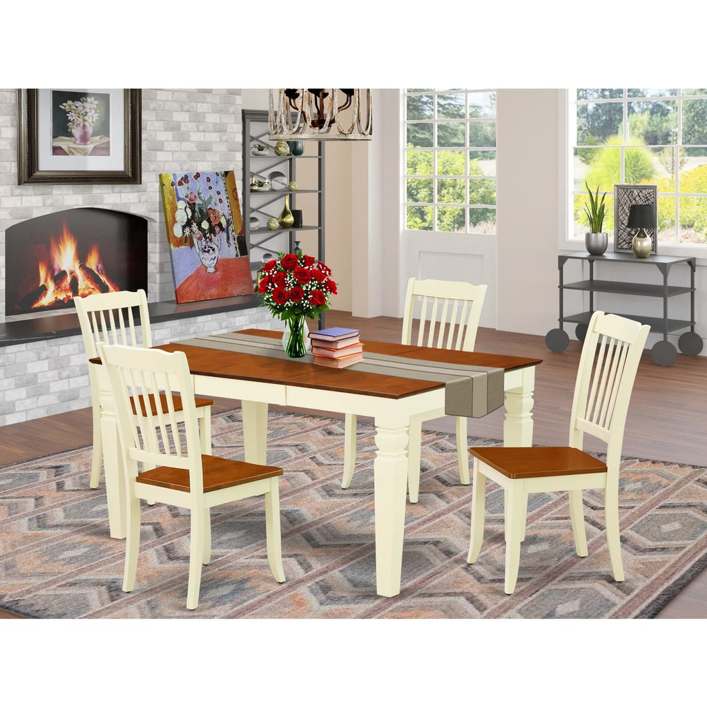 5 Piece Wood Dining Room Set Q7582