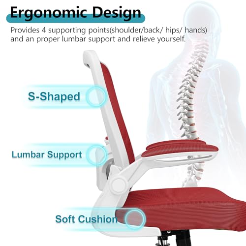 Ergonomic Mesh Office Chair with Lumbar Support Black E71933