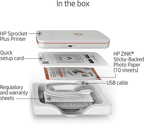 Portable Color Photo Printer 2x3" Black X76163