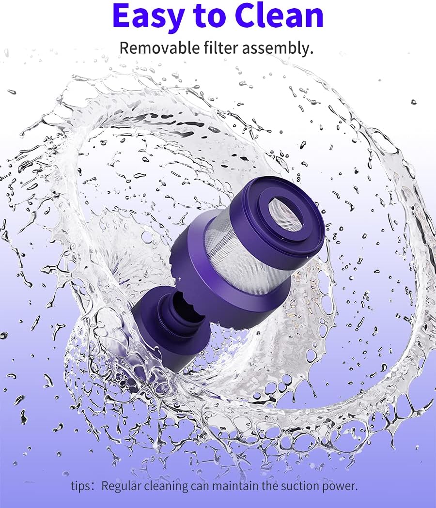 Cordless Vacuum Cleaner 24Kpa 40 min 250W Purple K965