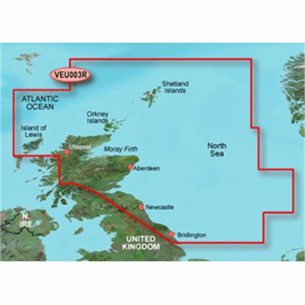 Garmin Great Britain Northeast Coast SD Card U793