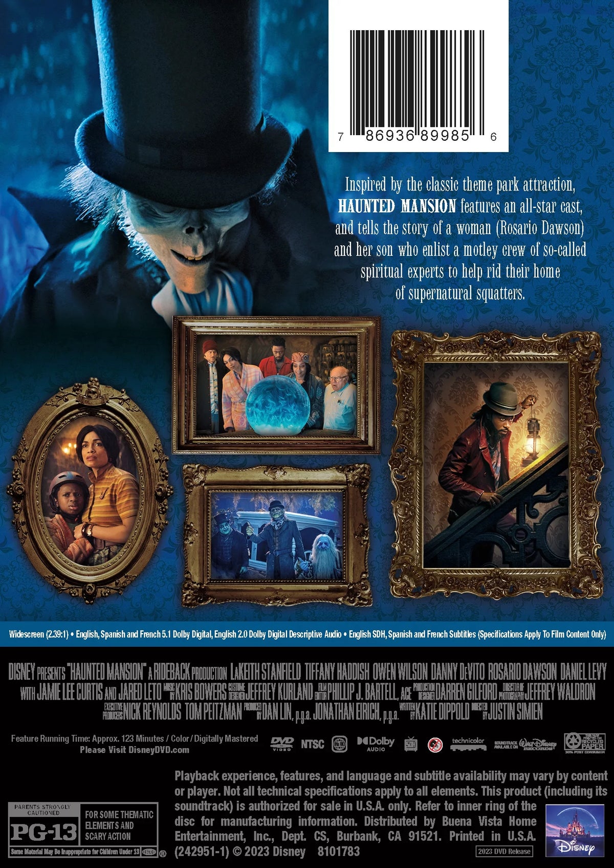 Haunted Mansion DVD V690