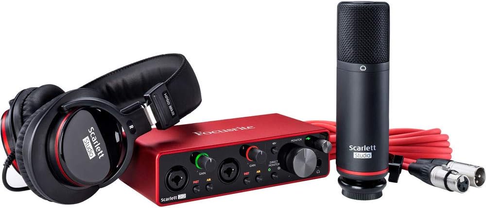 USB Audio Interface with Microphone & Headphones T28944