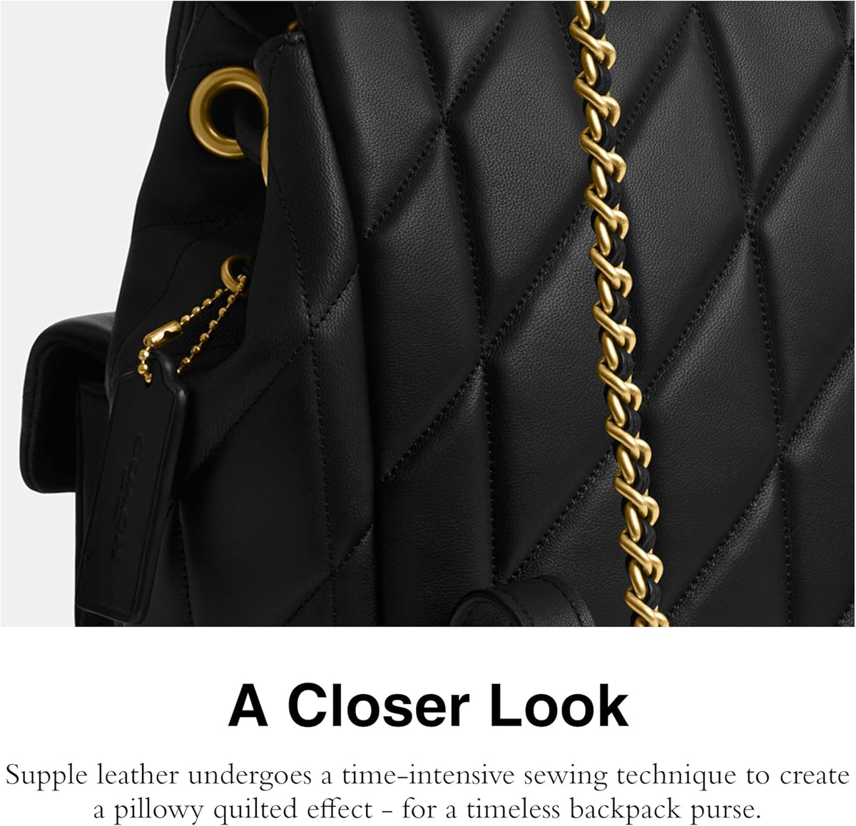 Black Large Backpack Y3179