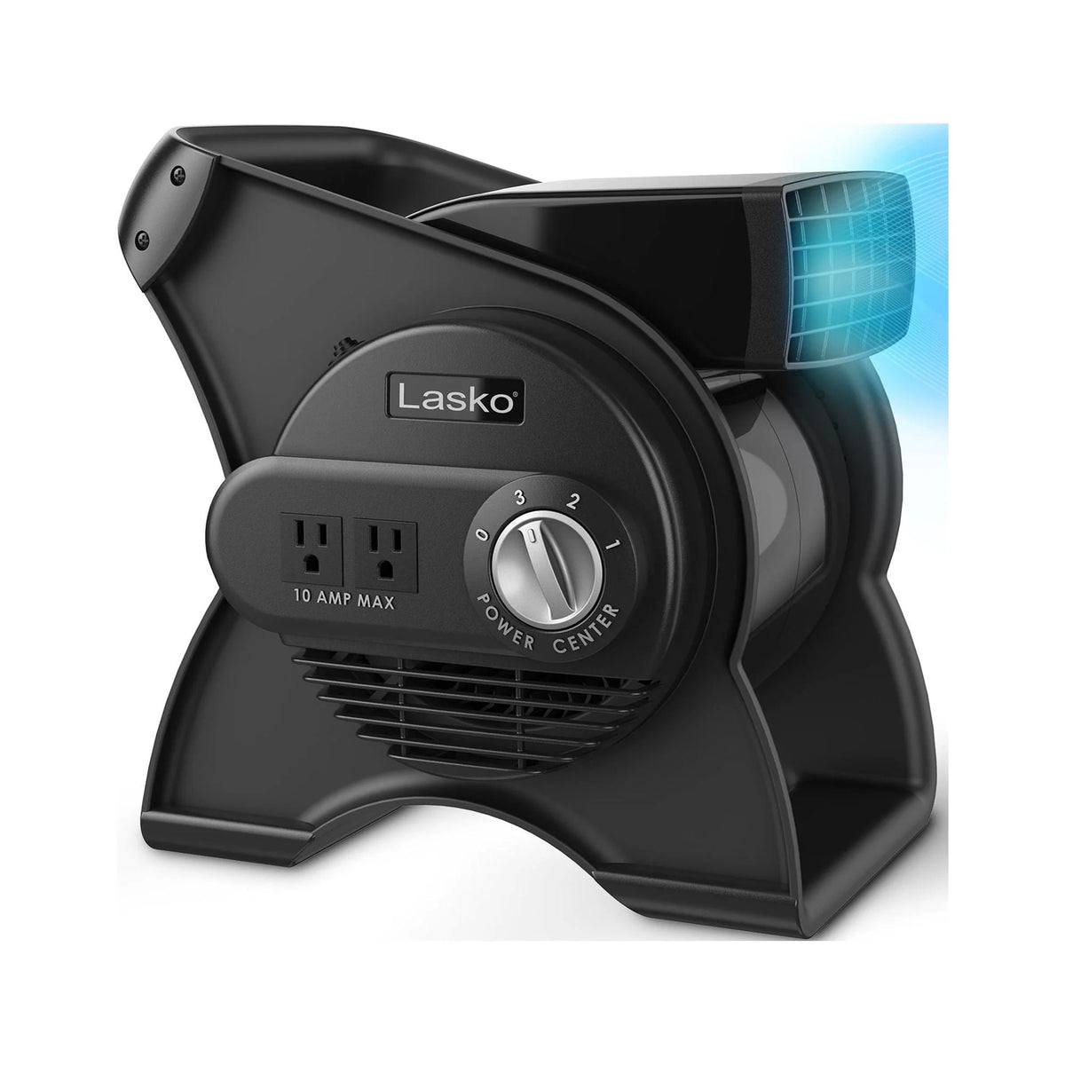 12 Pivoting High Velocity 3-Speed Blower Fan with Outlets, Black G275