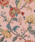 Victorian Jade Floral Peel and Stick Wallpaper Y4565