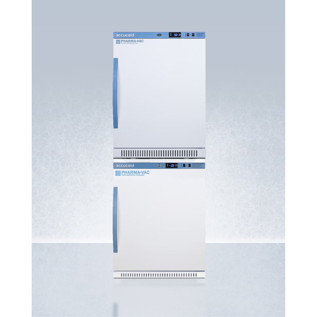 Pharma-Vac stacked vaccine refrigerator/freezer combination M450194