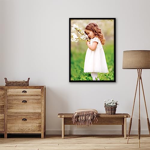 White 4x6 Picture Frame with Shatter Resistant Glass Q6644