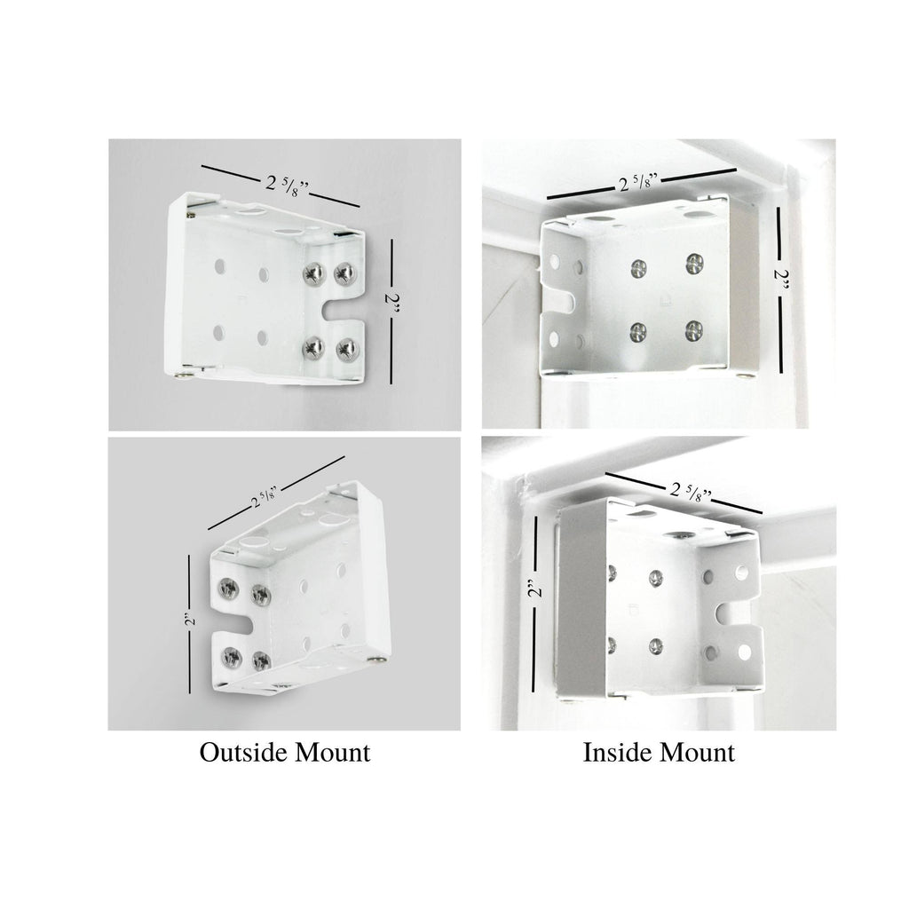 White Cordless Faux Wood Blind J61998