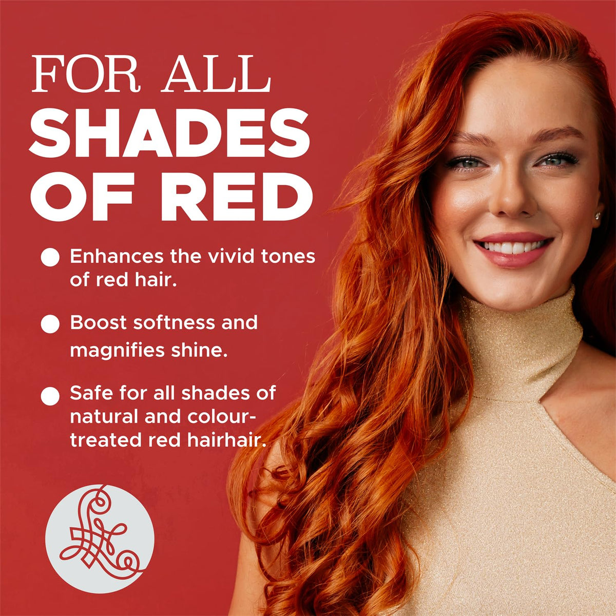 Red Shampoo and Conditioner Set for Red Hair, Sulfate, Paraben free 2 x 1.01oz F312879