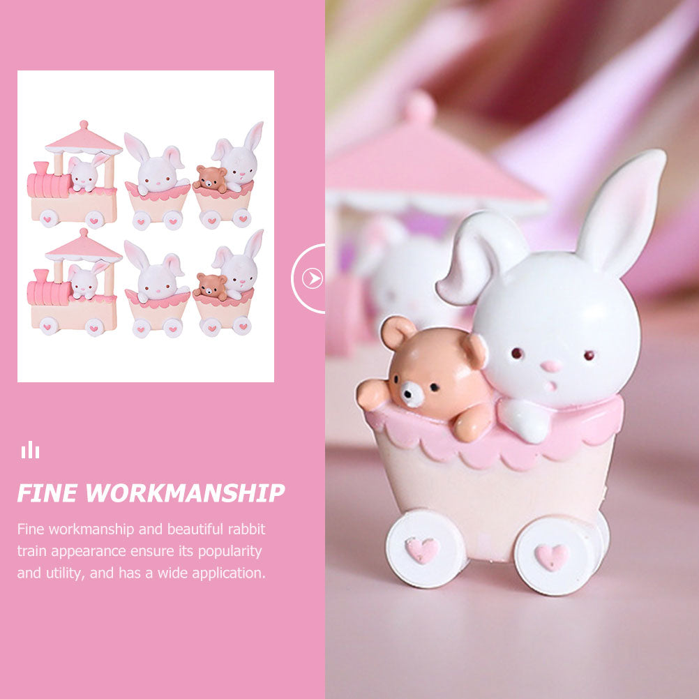 Mini Toy Ornaments Dollhouse Rabbit Decor Z91951