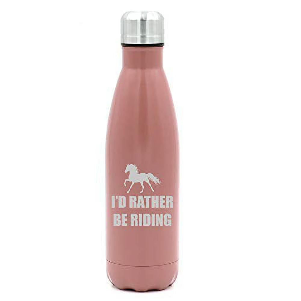 17 oz. Double Wall Vacuum Insulated Stainless Steel Water Bottle Travel Mug Cup (Rose Gold) A6800
