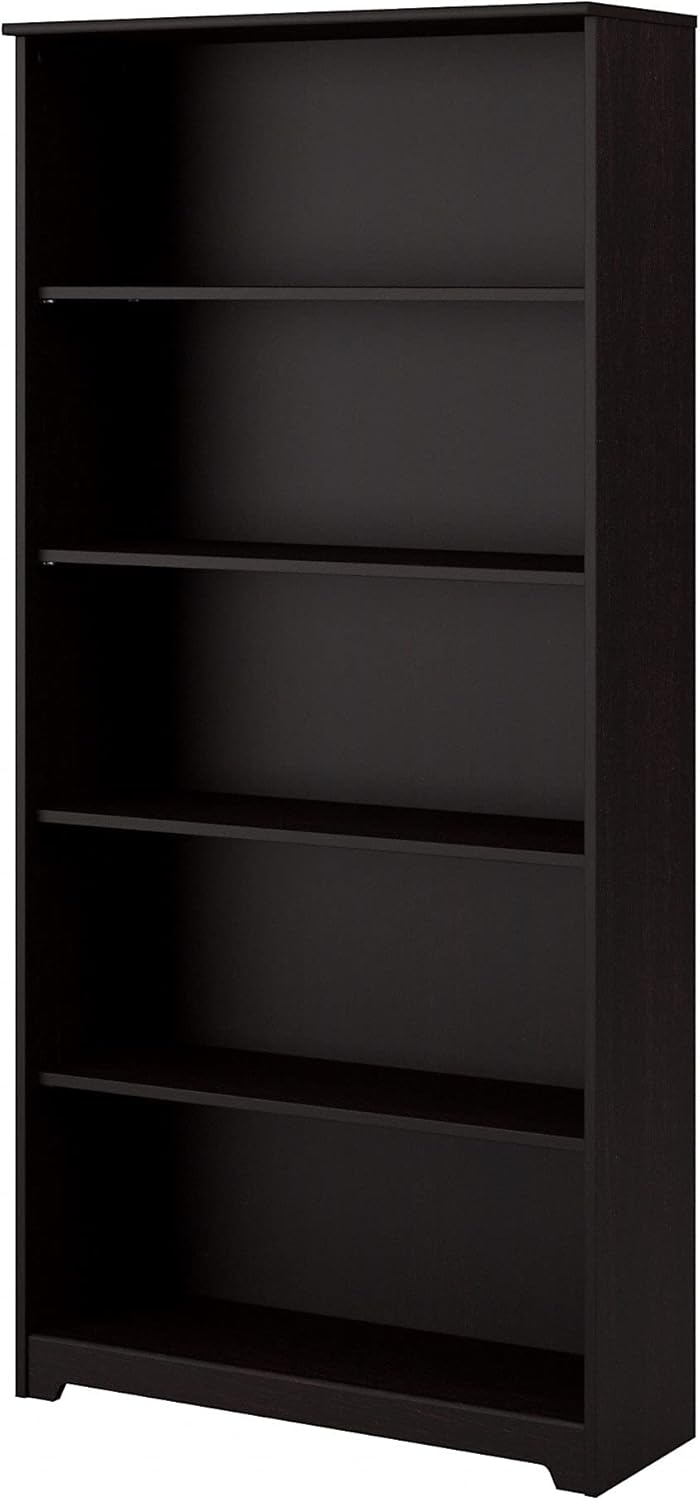 White 5 Shelf Bookcase J794