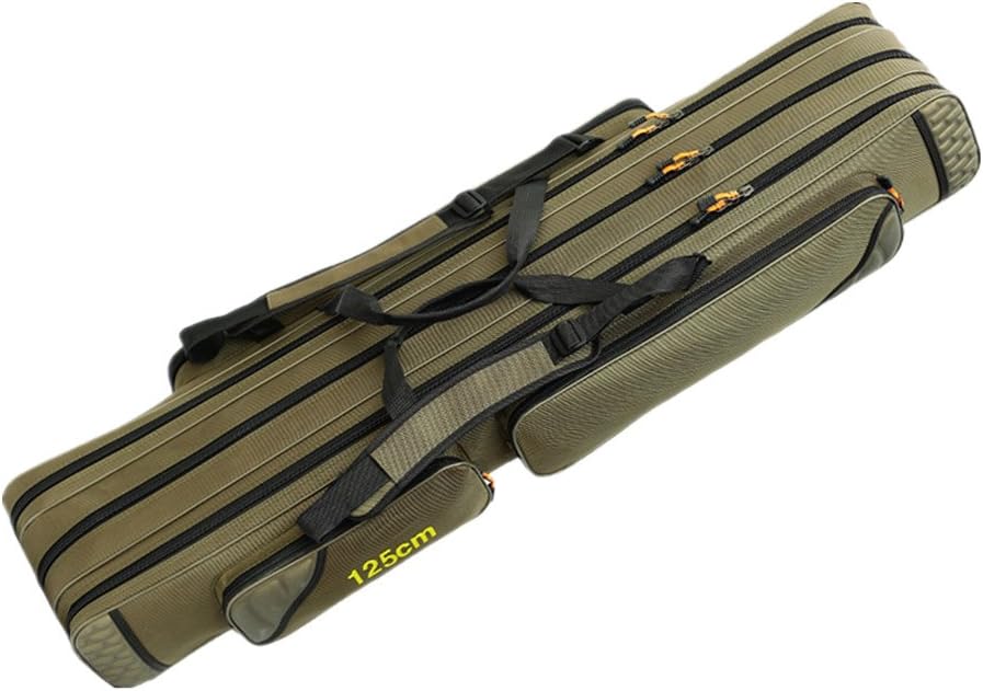 3 Layers Portable Folding Fishing Rod Carrier Case Y65470