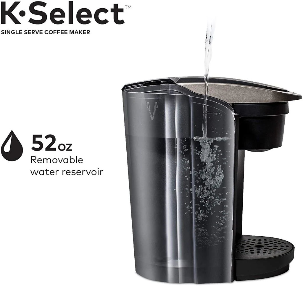 Single Serve K-Cup Pod Coffee Maker, Matte Black P396