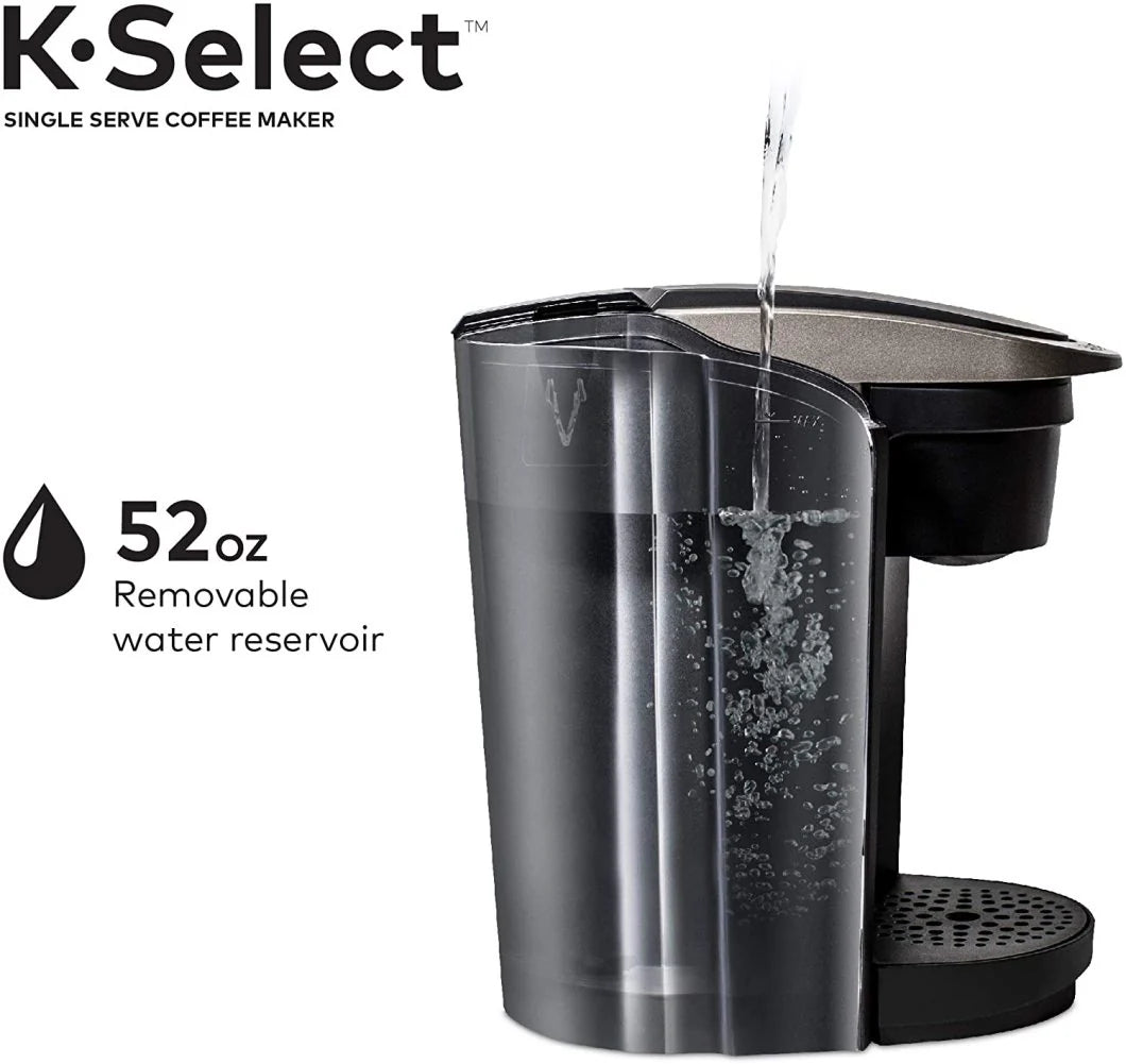 Single Serve K-Cup Pod Coffee Maker, Matte Black P396