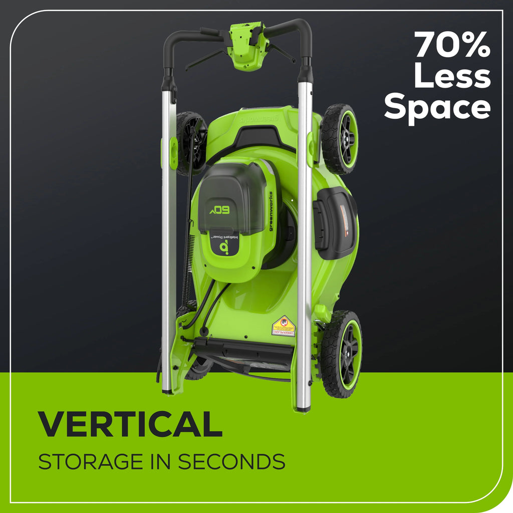 60V 21 Self Propelled Lawn Mower with 8.0 Ah Battery & Rapid Charger E9709
