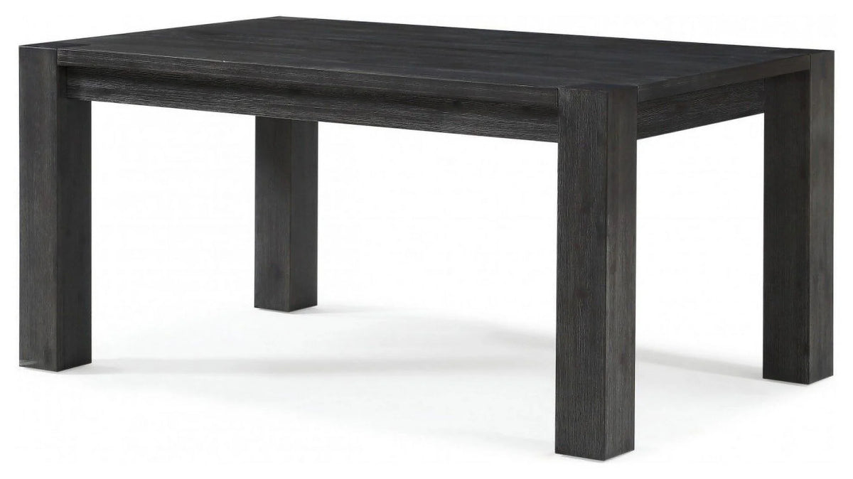 8 Piece Rectangular Dining Set Upholstered Chair and Server Graphite Q21189
