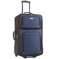 Navy Expandable Rolling Suitcase O407