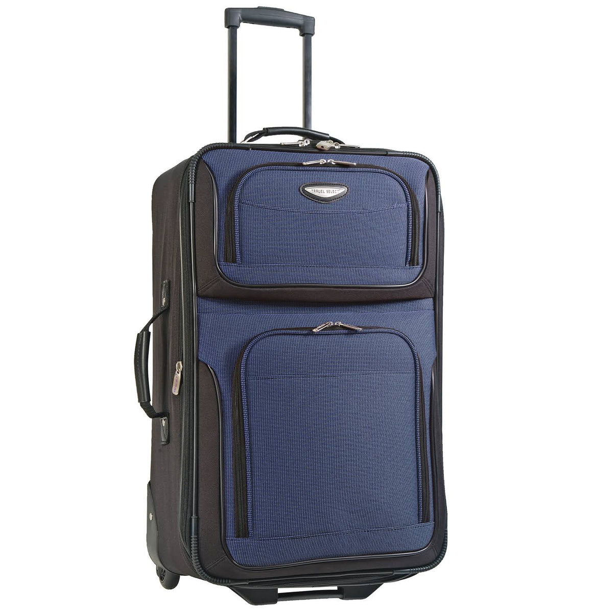Navy Expandable Rolling Suitcase O407