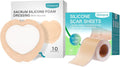 10 Pack Wound Dressing & Silicone Scar Sheets Q42022