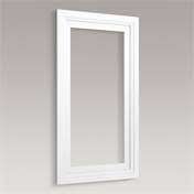 Linen White Medicine Cabinet Surround A9117