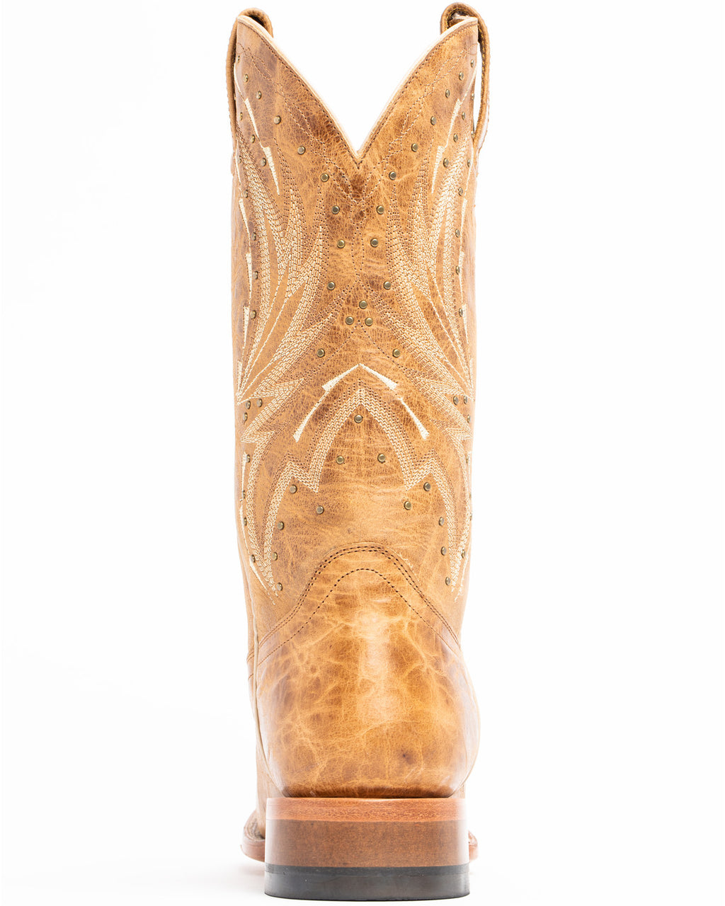 Women's Hybrid Leather TPU Cowboy Performance Boot Broad Tan S53191