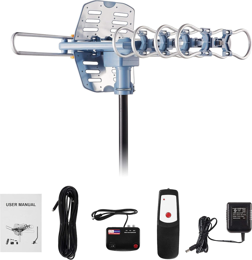 Digital Amplified Outdoor HDTV Antenna with 60FT Coax Cable G8529
