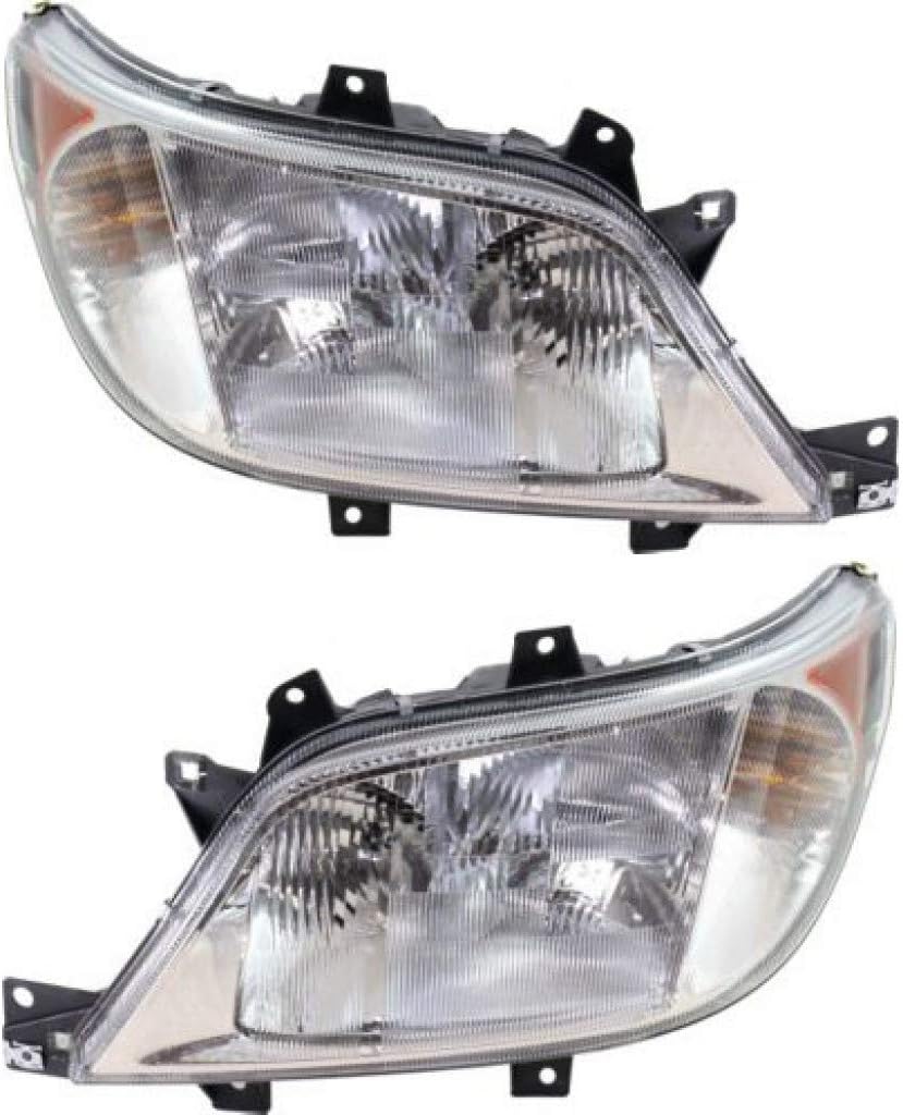 For Dodge Sprinter 2500 Headlight Pair Driver and Passenger Side G211894