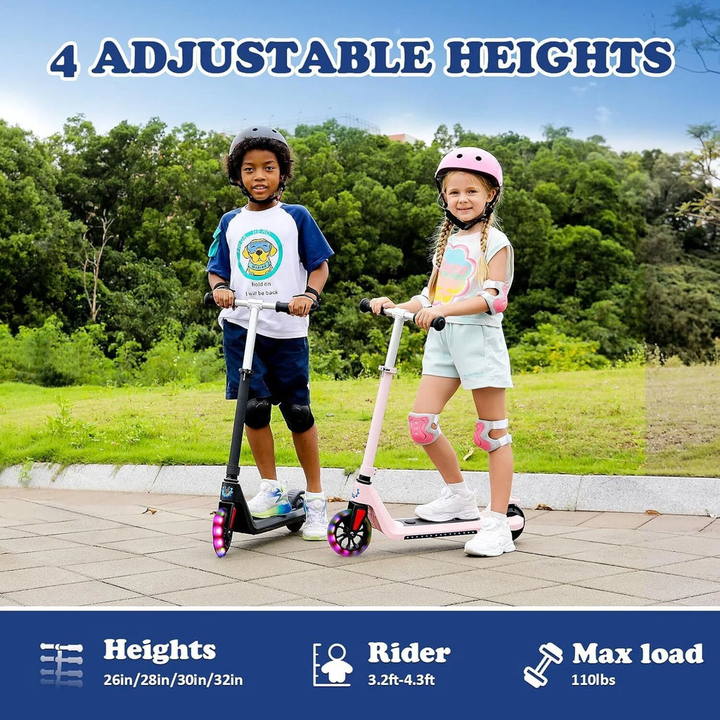 Electric Scooter for Kids 120W Pink W779778