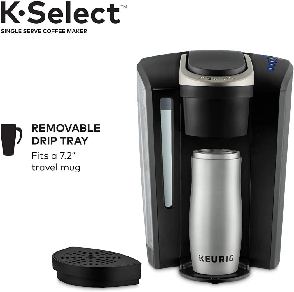 Single Serve K-Cup Pod Coffee Maker, Matte Black P396