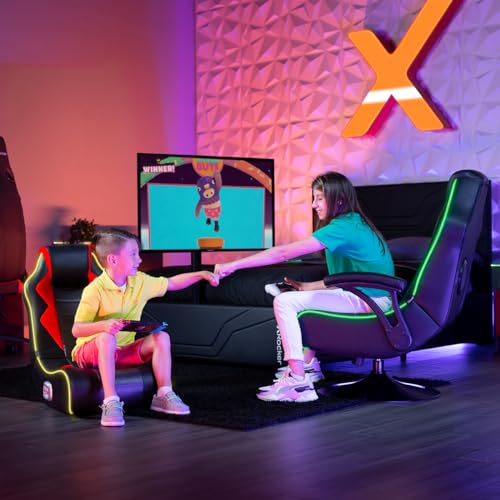 Foldable Bluetooth Audio Floor Chair with Headrest Mounted Speakers A5284