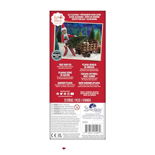 Blue Eyed Girl Scout Elf Box Set with Tree Farm PJs Accessory P5369
