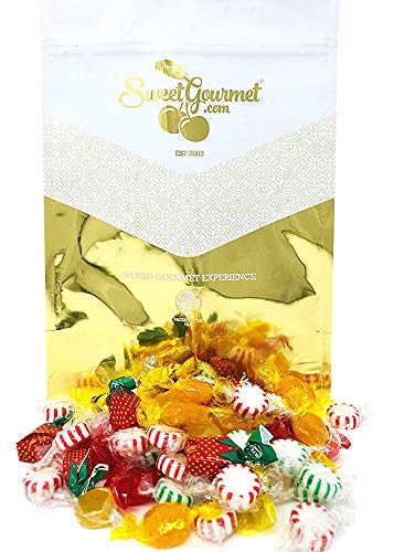 Traditional Sour Fruit Balls Hard Candy 1 Pound G2623