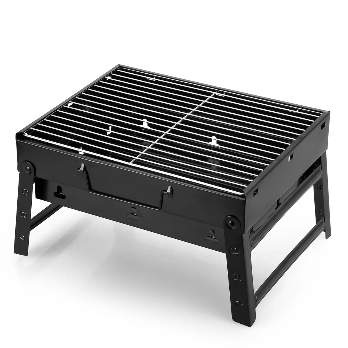 Charcoal Folding Portable Smoker Grill D599