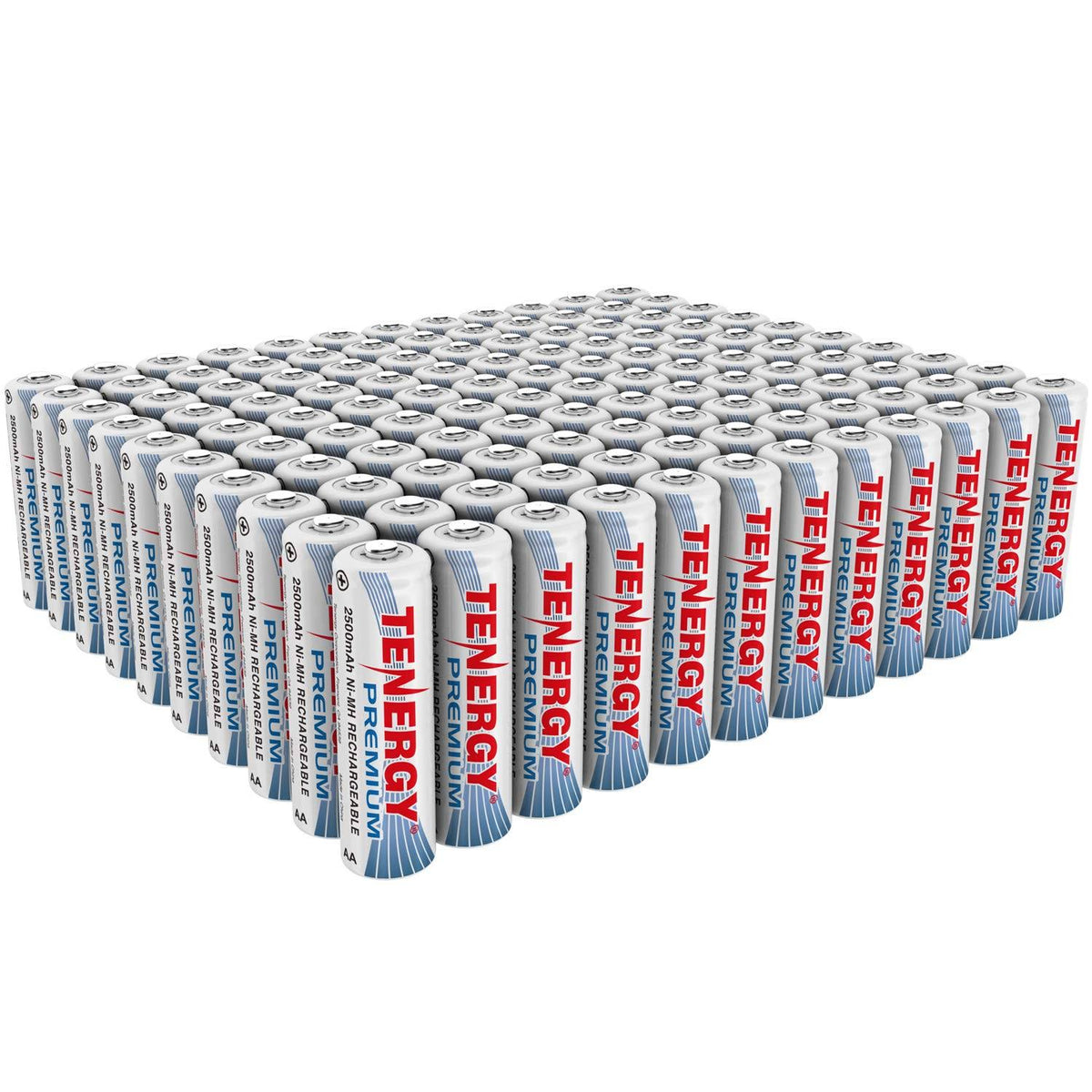 AA 2500mAh NiMH Rechargeable Batteries 100-Pack Z769