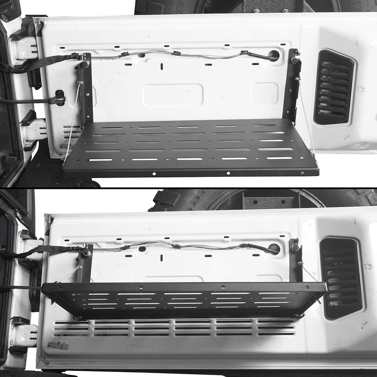Foldable Rear Door Cargo Storage Shelf Pack of 2 N320900