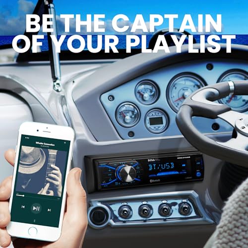 Bluetooth Car Stereo Receiver with USB Port and Detachable Front Panel B488