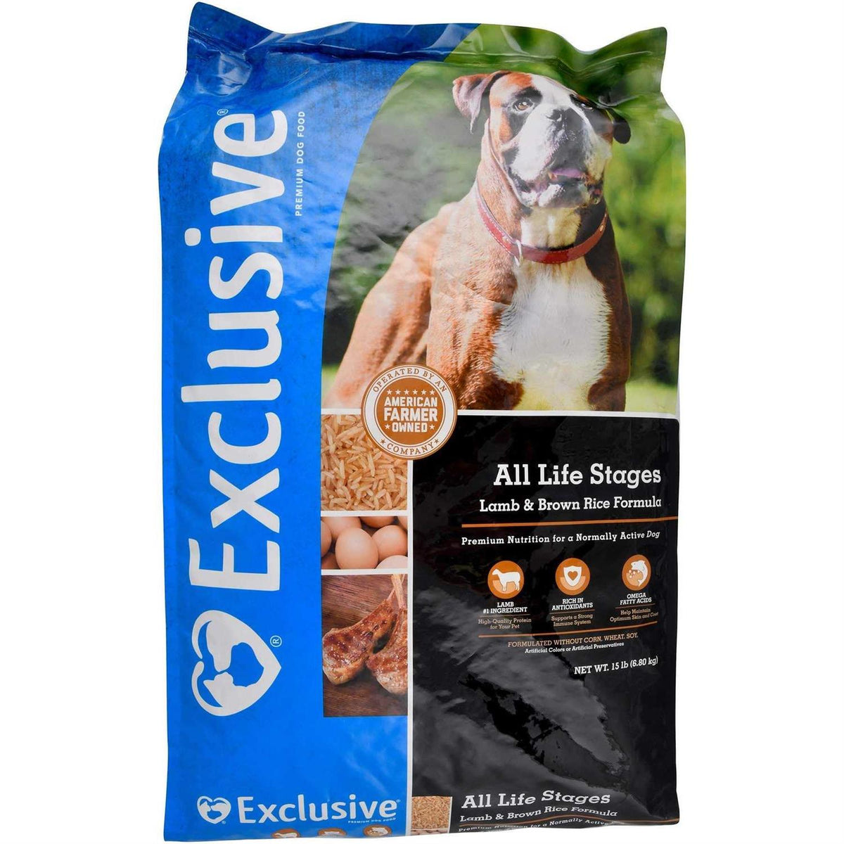 Lamb Brown Rice Dog Food J852