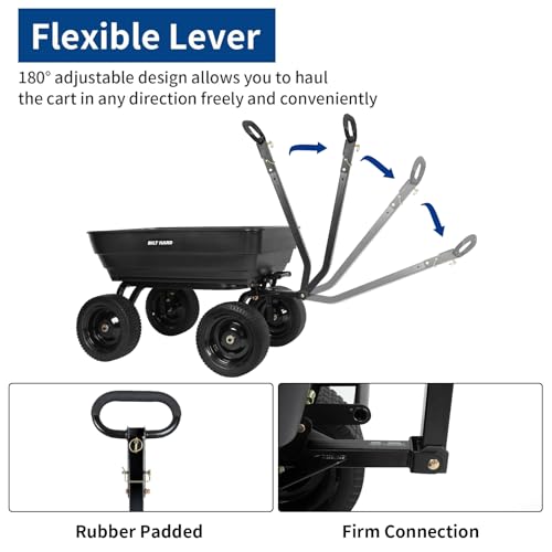 Poly Garden Dump Cart 1200 lbs 7 Cu Ft K550837
