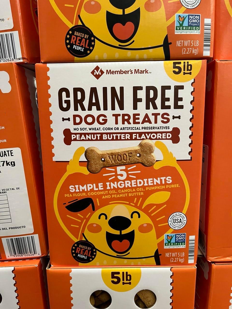 Grain Free Peanut Butter Flavored Dog Treats 5 Pound M261