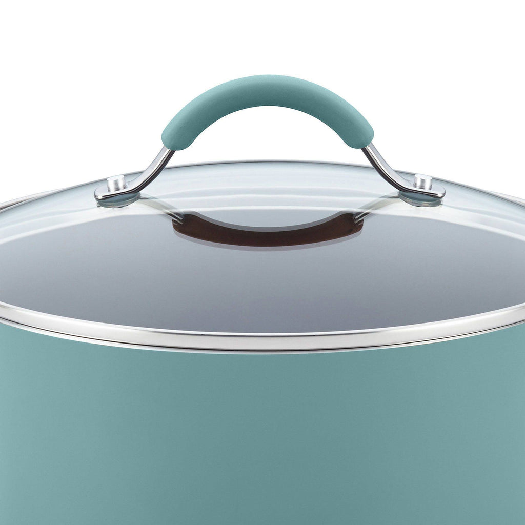 8-Quart Nonstick Covered Pasta Pot with Pour Spout Q505218