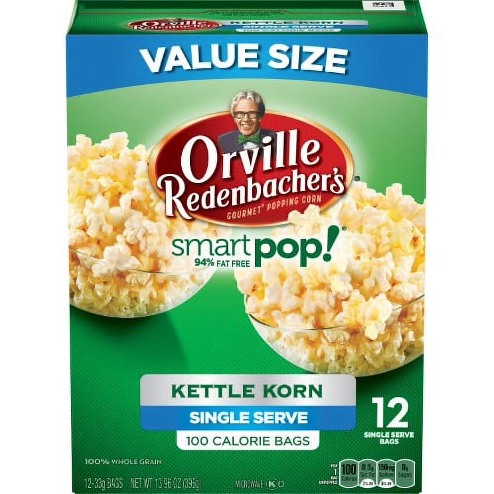 Kettle Corn Microwave Popcorn, Mini Bags, 1.16 Oz, 12 Ct (Pack of 6) L243